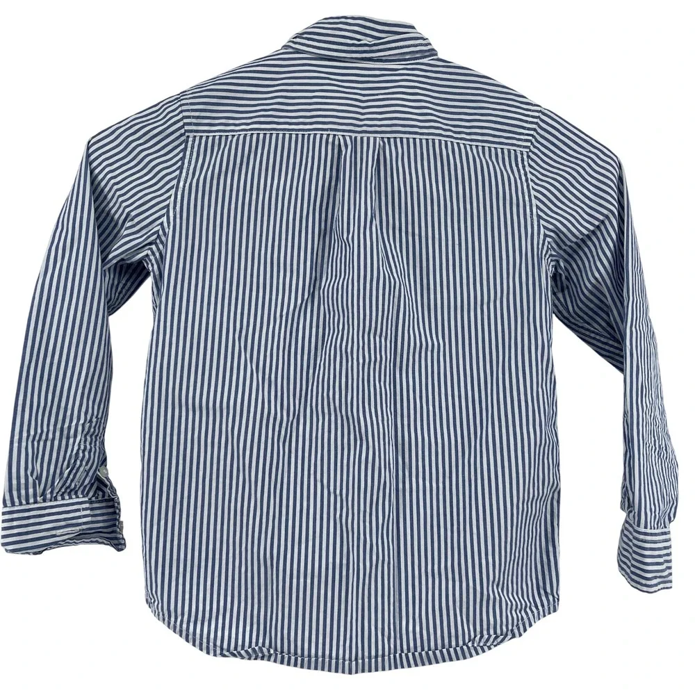 BUNDLE Janie and Jack Button-Up Shirt Striped‎ Casual Cotton Size 5